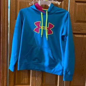 Under Armour teal/blue sweatshirt in size Medium.